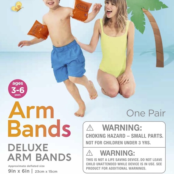 Intex 58642EP Deluxe Arm Band ,9in x 6in, Ages 3-6 (E34) - Picture 5 of 10